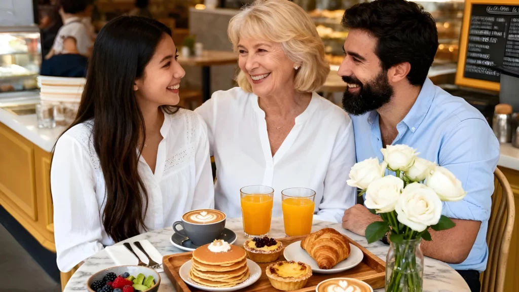 Brunch del día de la Madre en Medellín con estaciones de comida ilimitadas, parrilla, coctelería y música en vivo. Celebra con mamá en El Poblado.
